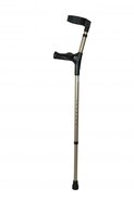 Elleboogkrukken dubbel verstelbaar brons metallic Able 2 2st