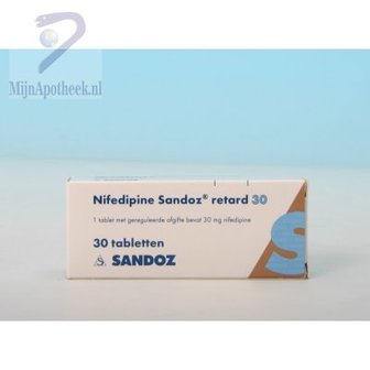 NIFEDIPINE SANDOZ RETARD TABLET MGA 30MG
