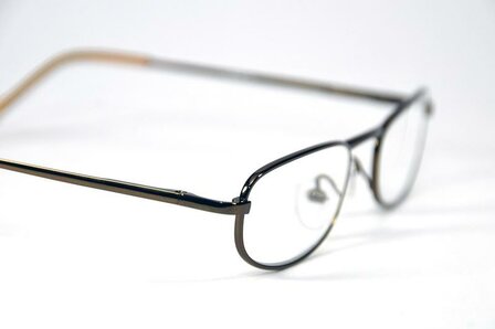 Leesbril universeel bruin +2.50 Melleson Eyewear 1st