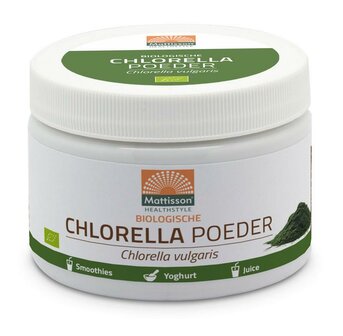 Chlorella poeder China bio Mattisson 125g