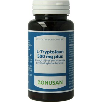 L-Tryptofaan plus 500 Bonusan 60ca