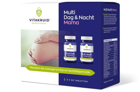 Multi dag &amp; nacht mama 2 x 30 stuks Vitakruid 2x30st