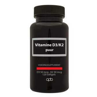Vitamine D3 &amp; K2 Apb Holland 120sft
