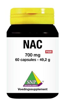 N-acetyl L-cysteine 700 mg puur SNP 60ca