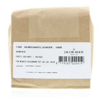 Kalmoeswortel ongeschild gesneden Jacob Hooy 250g