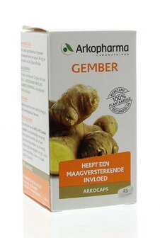Gember bio Arkocaps 45ca