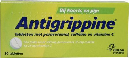 250mg Paracetamol Antigrippine 20tb