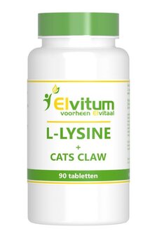 L-Lysine cats claw Elvitaal/elvitum 90st