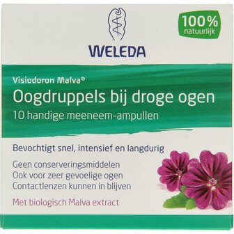 Visiodoron malva oogdruppels 0.4 ml Weleda 10amp