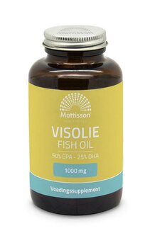 Omega 3 visolie 50/25 1000mg Mattisson 60ca