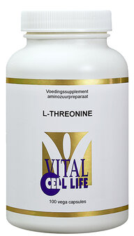 Threonine 500 mg Vital Cell Life 100ca