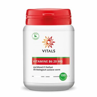 Vitamine B6 20 mg Vitals 100ca