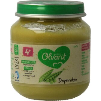 Doperwten 4M74 Olvarit 125g