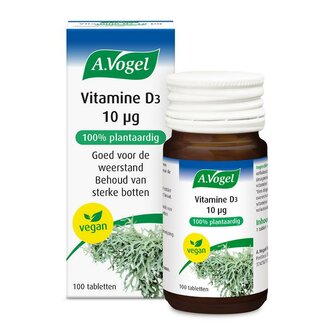 Vitamine D3 10ug A Vogel 100tb