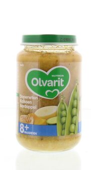 Doperwten kalkoen aardappel 8M05 Olvarit 200g