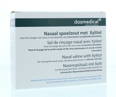 Nasaal spoelzout 6.5 g xylitol Dos Medical 30st