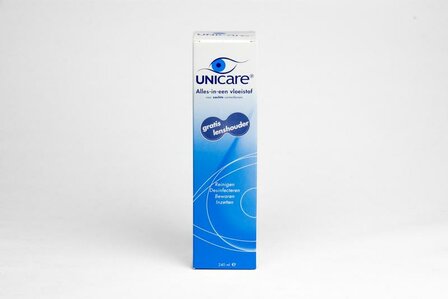 Alles-in-een vloeistof zachte lenzen Unicare 240ml