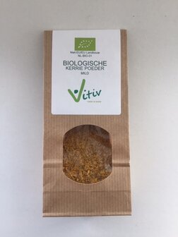 Kerrie poeder mild bio Vitiv 50g