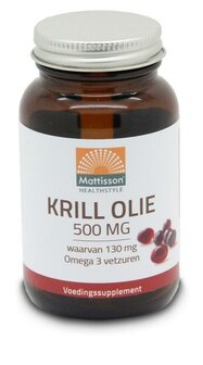 Krill olie omega 3 500mg Mattisson 60ca