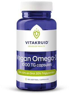 Omega 3 1000 tg vegan Vitakruid 60sft