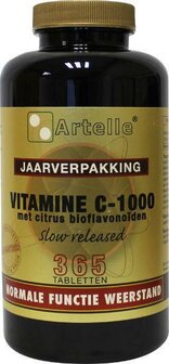 Vitamine C 1000mg/200mg bioflavonoiden Artelle 365tb