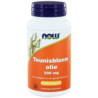 Teunisbloemolie 500 mg NOW 100sft