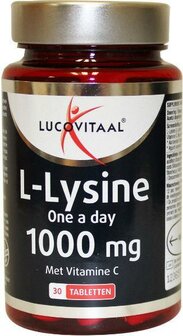 L-lysine 1000mg Lucovitaal 30tb