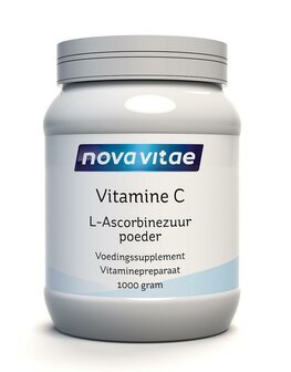 Vitamine C ascorbinezuur poeder Nova Vitae 1000g