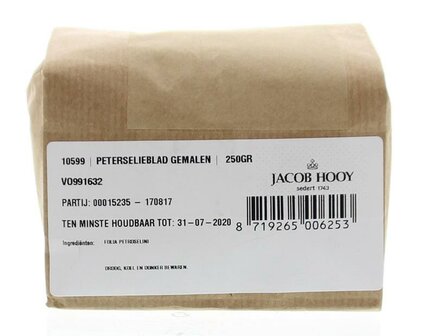 Peterselieblad gemalen Jacob Hooy 250g