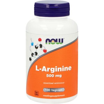 L-Arginine 500 mg NOW 100ca