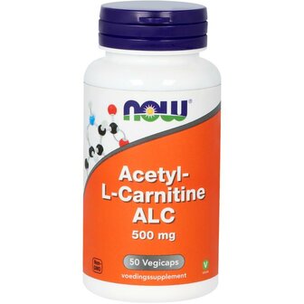 Acetyl L-Carnitine 500 mg NOW 50vc