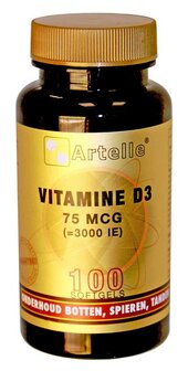 Vitamine D3 75mcg Artelle 100sft