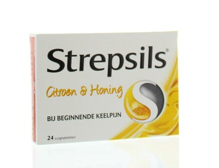 Citroen &amp; honing Strepsils 24zt