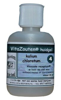 Kalium muriaticum/chloratum huidgel Nr. 04 Vitazouten 30ml