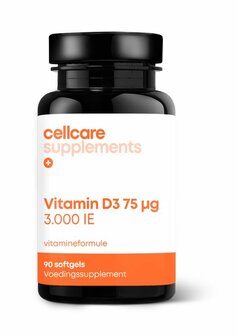 Vitamine D3 75mcg 3000IE Cellcare 90sft
