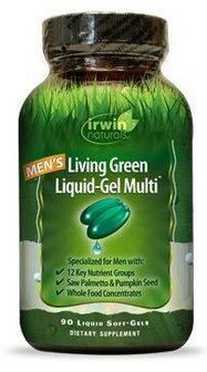 Living green liquid gel multi for men Irwin Naturals 120sft