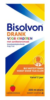 Drank kind aardbei Bisolvon 200ml