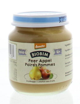 Appel peer 4 maanden Demeter bio Biobim 125g