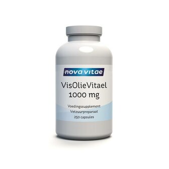 Visolie vitael 1000 mg (zalmolie) Nova Vitae 250ca