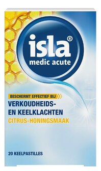 Medic acute citrus honing keelpastilles Isla 20st