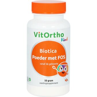 Biotica poeder met Fos kind vh probiotica Vitortho 50g