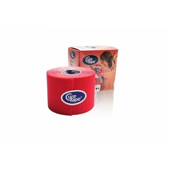 Rood 5cm x 5m Curetape 1st