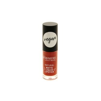 Lippenstift liquid mat trust in rust Benecos 5ml