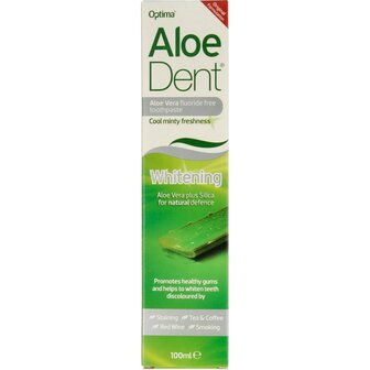 Aloe dent aloe vera tandpasta whitening Optima 100ml