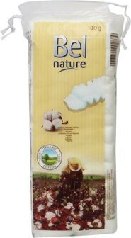 Zigzag watten Bel Nature 100g