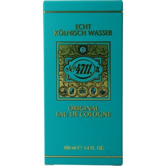 Eau de cologne flacon 4711 100ml