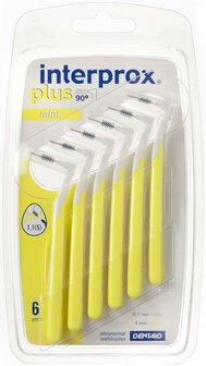 Plus ragers mini geel Interprox 6st