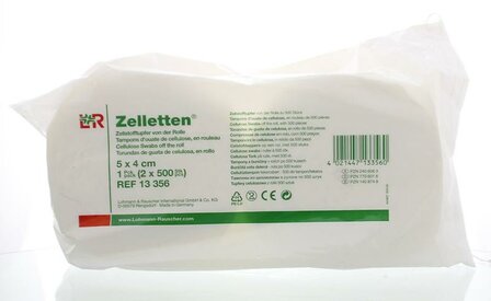 Celstof deppers 5 x 4cm zelletten Lohmann &amp; Rauscher 1000st