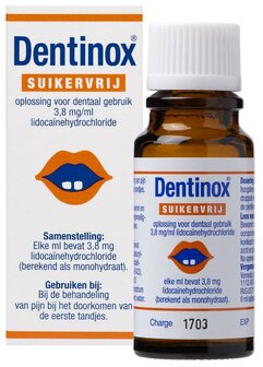 Dentinox suikervrij Vemedia 9ml