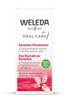 Oral care ratanhia mondwater Weleda 50ml